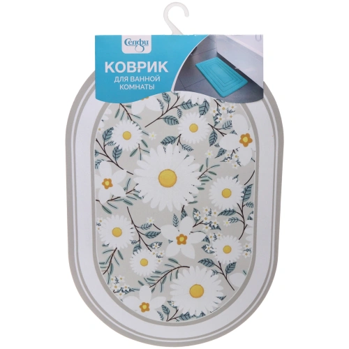 Коврик для ванной 38*58 "Ромашки"