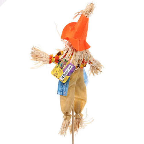 Фигура садовая Пугало - Джина в оранжевой шляпе 30 (50) см ДоброСад_4