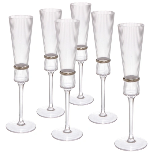 Бокал для шампанского 180мл "VIVALDI" в наборе 6шт