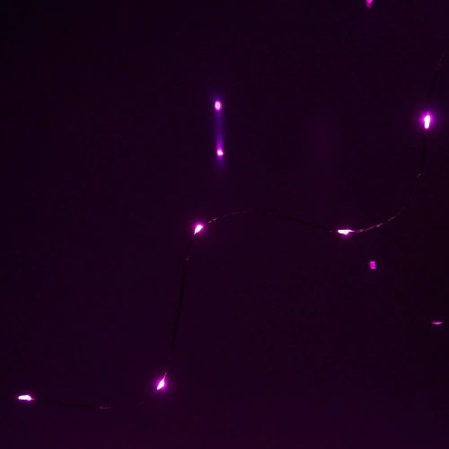 Гирлянда на батарейках 1,5 м 15 ламп LED, Розовый_11