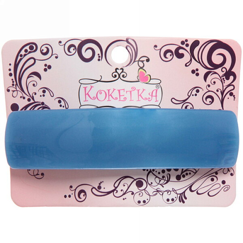 Заколка автомат Коллекция Монталь, прямоуг, микс 6 цветов, 102см (Кокетка)_10