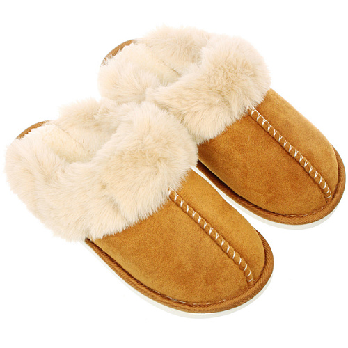 Тапочки женские домашние IRIS, цвет капучино, р-р 3637_3