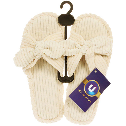 Тапочки женские домашние COZY, цвет бежевый, р-р 40-41_6