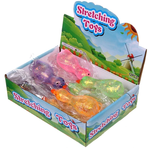 Игрушка Гусь мялка, 15 см, микс_12