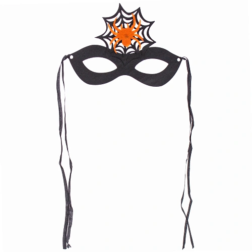 Маска карнавальная Helloween - Паутина, микс_4