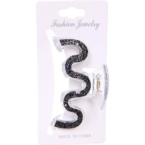 Заколка - краб для волос на блистере FANTEO, шесть цветов в ассортименте, 9см  _11