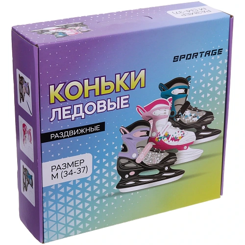 Коньки раздвижные,фигурные, Sportage Celebration  (размер 34-37)_7
