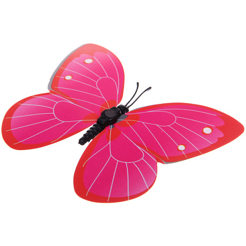Набор для декора Волшебные бабочки 12 шт, Розовый_4