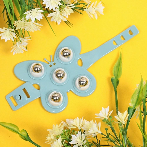 Массажер для тела Butterfly 5 роликов, 119,5 см, голубой_3