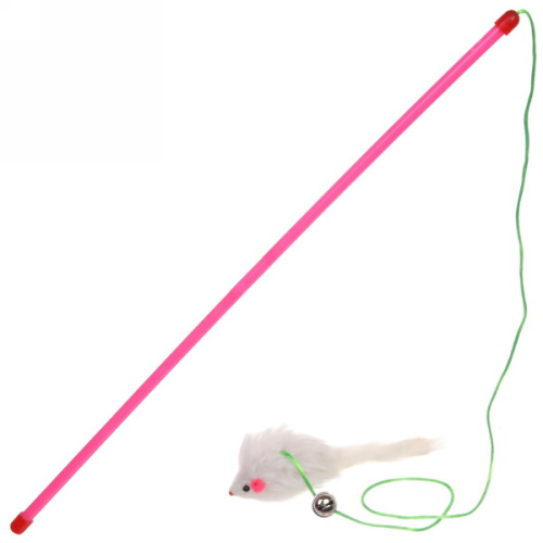 Игрушка для кошки на палочке "Поймай меня" 50*50см