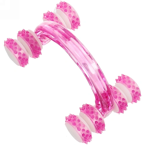 Массажер для тела роликовый Дуга - Indigo 1397 см, розовый_5