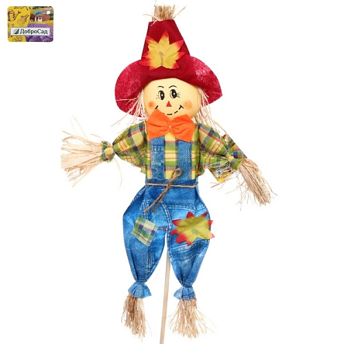 Фигура садовая "Пугало - Кузя" 50 (70) см ДоброСад