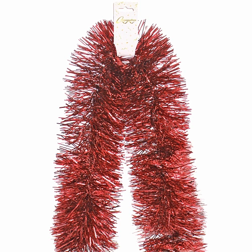 Мишура 2 м 13 см Искристое сияние, Рубин_3