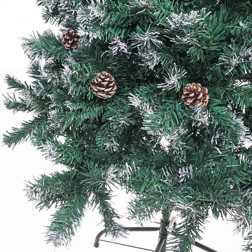 Ёлка Зимний вечер 150 см, ПВХ с шишками (550 веток)_6