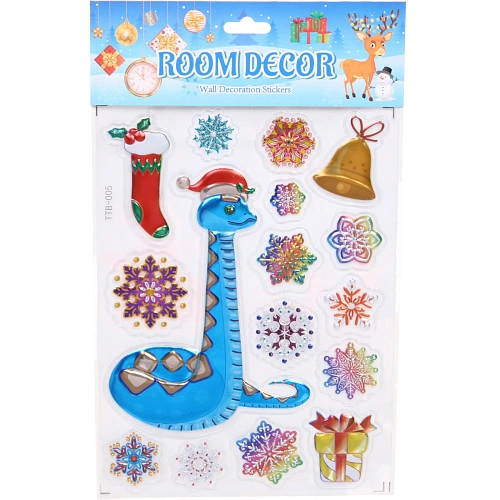 Набор наклеек Змейки 1525 см, микс_4