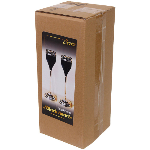 Подсвечник BLACK HEART 3311,511,5 см, Черный_4