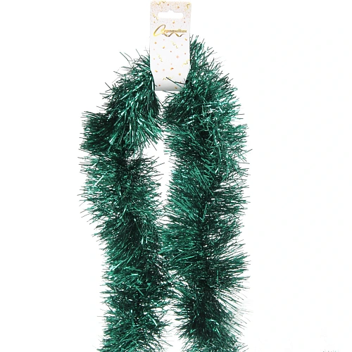 Мишура Волшебные искры 2 м 9 см, Изумруд_3