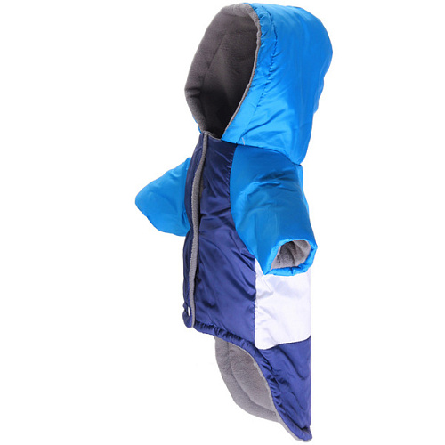 Куртка для собак мелких пород TEPLO, на синтепоне, синий  голубой, размер М (402127)_6