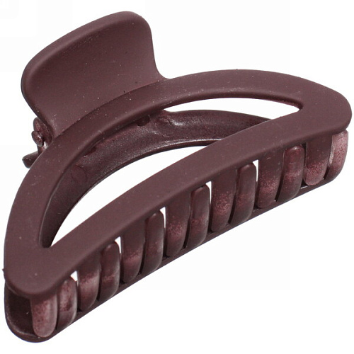 Заколка-краб для волос  на блистере Style Matte, трапеция, микс 6 цветов, 6,5см  (Кокетка)_10