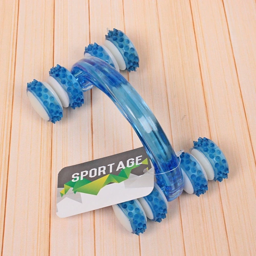 Массажер для тела роликовый Дуга - Indigo 1397 см, голубой_3