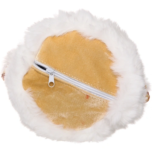 Снегурочка для подарков и конфет Куча подарков 30 см (золотая шубка)_6