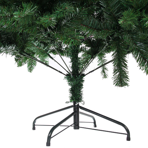 Ёлка Лесное утро 180 см, ПВХ с шишками и ягодами (688 веток)_4