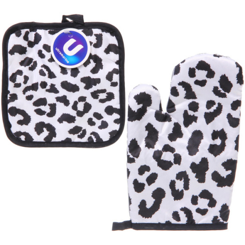 Прихватка в наборе с прихваткой-варежкой "Сафари", 25,5*15,5 см и 17*17 см, микс