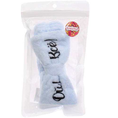 Повязка на голову New collection Vostok - ОЙ ВСЕ!, цвет розовый, серый, голубой и сиреневый, 206см ( упаковка белый ZIP пакет )_6