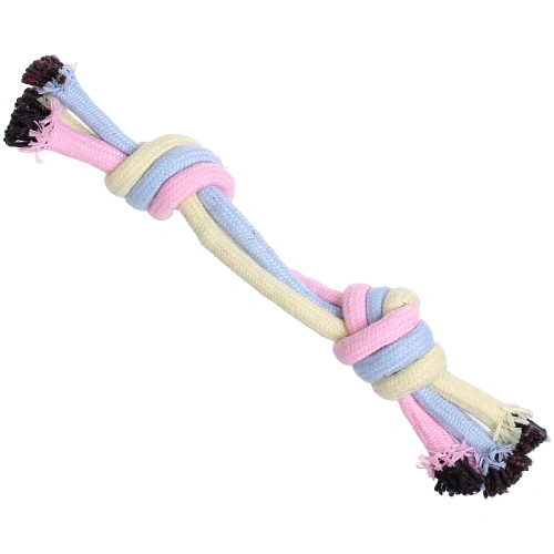 Игрушка - канат для собак мелких и средних пород ЛЮБИМЫЙ БРО, цвет как на фото, 25см  40гр (лейбл)_3