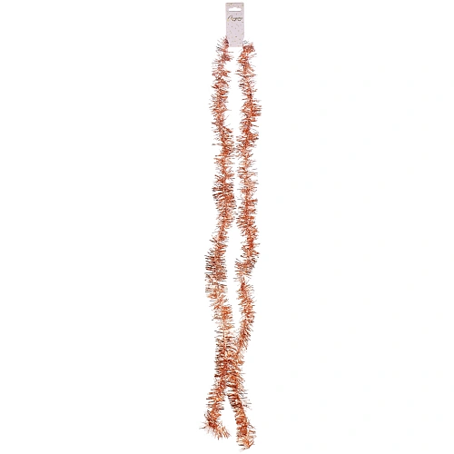 Мишура 2м 5см Классика Розовое золото_4