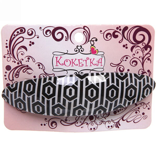 Заколка автомат Calista - Lili, овал, 6 цветов, 92,5см (Кокетка)_7