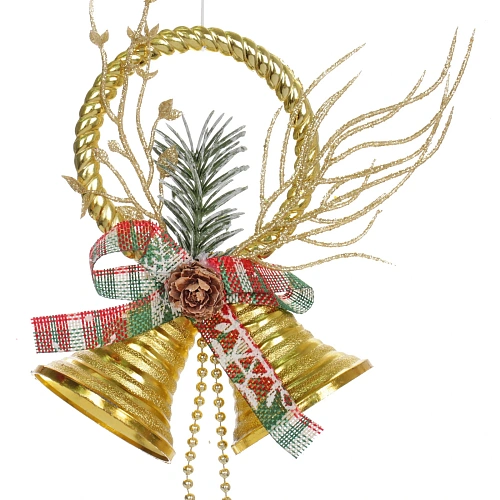 Украшение новогоднее Сказочный звон 1230 см, Золото_4