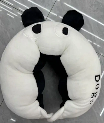 Подушка дорожная "TRIP - Cutie", собака, цвет белый