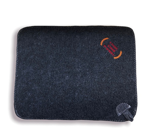 Коврик банный с вышивкой "О боже какой мужчина", цвет серый, без упаковки