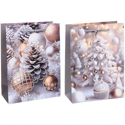 Пакет подарочный Морозный денек 182485 см, микс_4