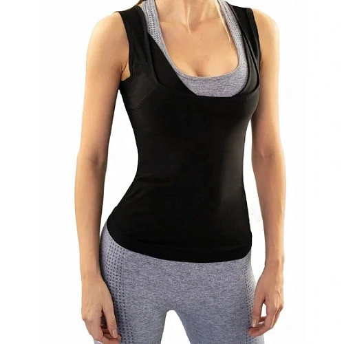 Майка для похудения Weight loss, размер S, Черный_18