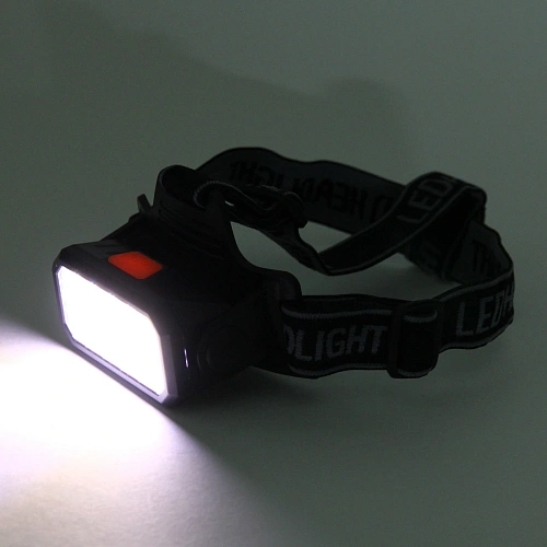 Фонарь налобный 6 режимов, 15LED, аккумуляторная батарея 800mAh USB 5115_11