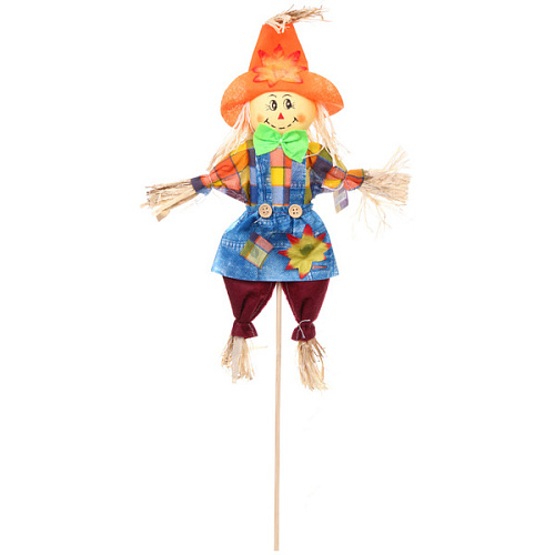 Фигура садовая Пугало - Кира 50 (70) см ДоброСад_3