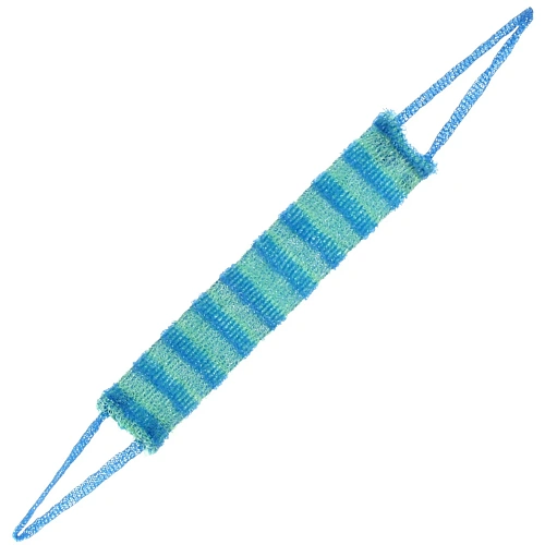 Мочалка для тела полипропиленовая Пояс банный,в  полоску, 5011см_3