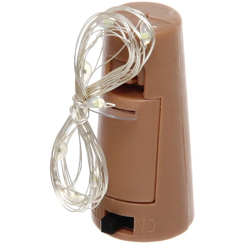 Гирлянда для дома на батарейках 1 м 10 ламп LED, 1 реж,IP-20 (с пробкой дбутылки), Фиолетовый_4