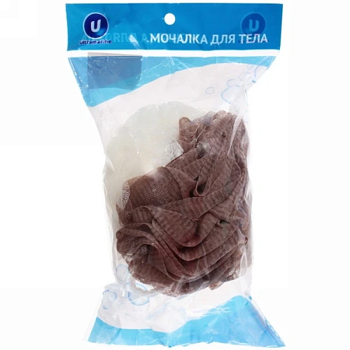 Мочалка для тела полипропиленовая Ultramarine - Шарм, микс три цвета, 60грамм_7