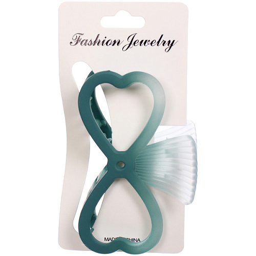 Заколка-краб для волос Мон Ляруш, бантик, микс 6 цветов, 9,5см (Блистер)_3