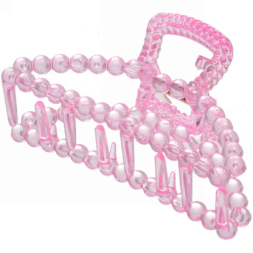 Заколка-краб для волос на блистере Cruella- Трапеция, микс 6 цветов, 9,5 см_7