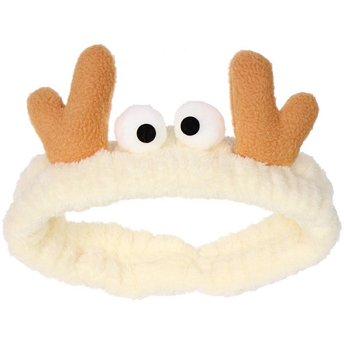 Повязка на голову New collection Vostok - Крабики, цвет розовый, чёрный, бежевый и красный, 206см ( упаковка белый ZIP пакет )_8