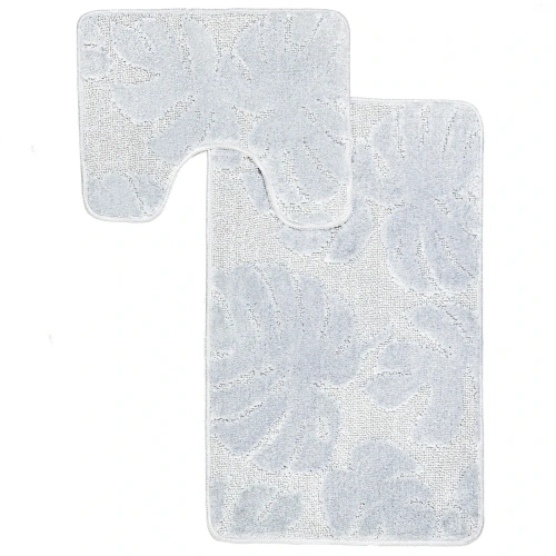 Комплект ковриков для ванной и туалета My Crystal серия Gold 40*50см, 50*80см светло-серый