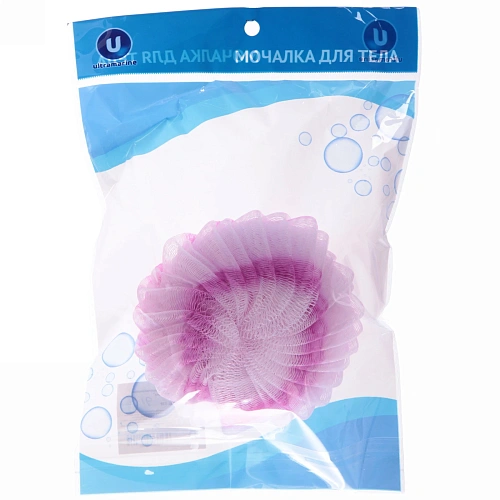 Мочалка для тела полпиропиленовая Ультрамарин - Парадиз, цвет микс_9