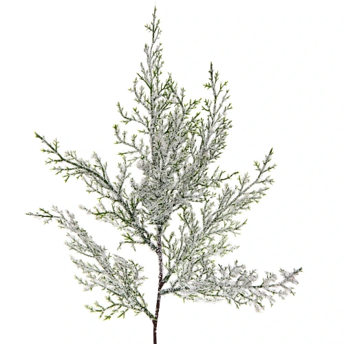 Ветка декоративная Сказочный иней 50 см_3