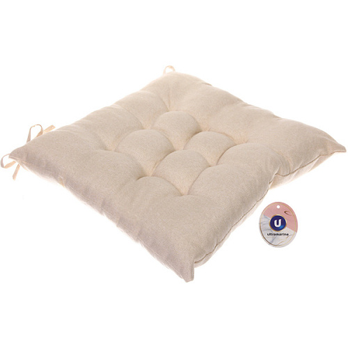 Сидушка на стул PRIMO 4040 см, цвет бежевый_3