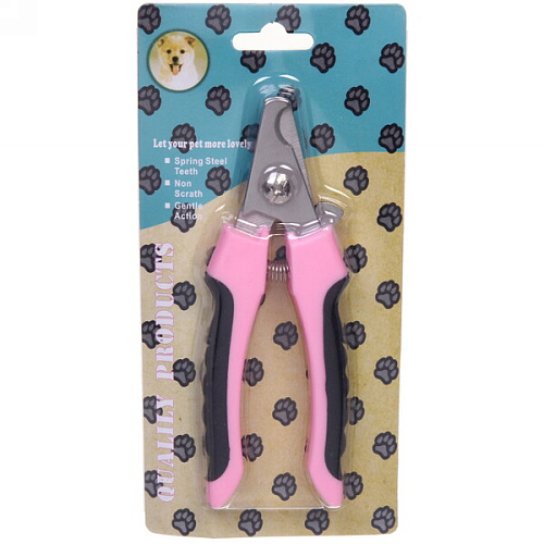 Когтерез для животных Пэт 16см цвет розово-черный_4