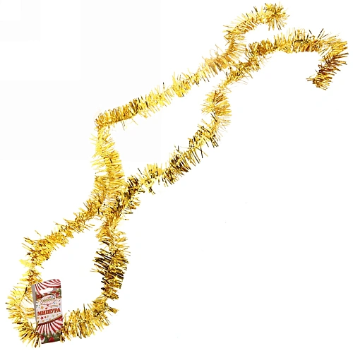 Мишура 2м 5см Классика золото_5